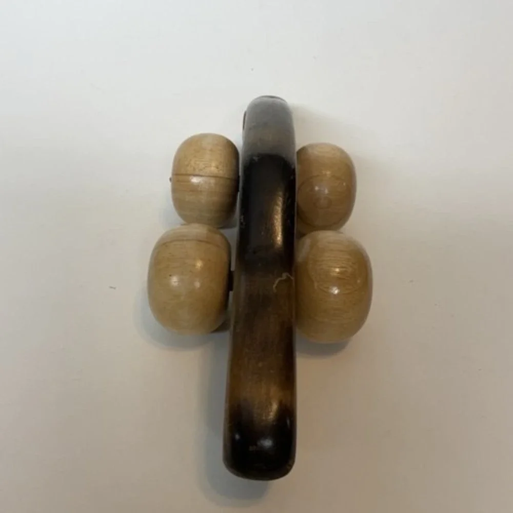 VTG Datsun 300ZX Handmade Solid Wood Back Massager/Kids Rolling Toy L10